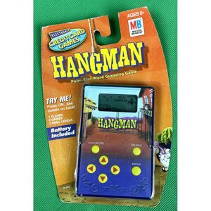 New Vintage Hangman Electronic Handheld Game Milton Bradley‎ Hasbro 2002